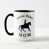 De beste 'Horse Rider MOM' ooit! Moederdag Mok (Links)