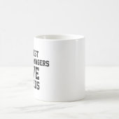 De beste hotelmanagers hebben een aanbesteding koffiemok (Center)