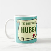 De beste hubby ter wereld. echtgenoot koffiemok (Links)