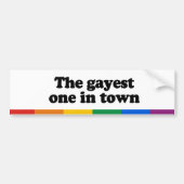 De beste in de stad bumpersticker (Voorkant)