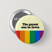 De beste in de stad ronde button 5,7 cm (Voorkant /achterkant)