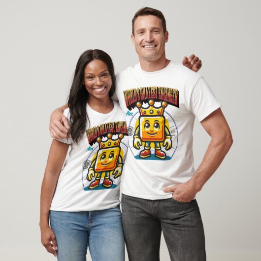 De beste ingenieur ter wereld grappig T-shirt (Unisex)