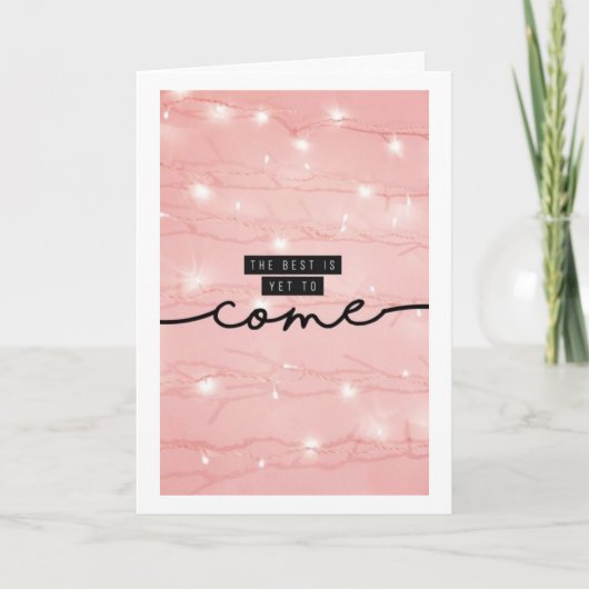 ***DE BESTE IS NOG NOG TE KOMEN** VANDAAG WISSELEN FEESTDAGEN KAART (Voorkant)