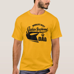 De beste Italiaanse Greyhounddad ter wereld T-shirt