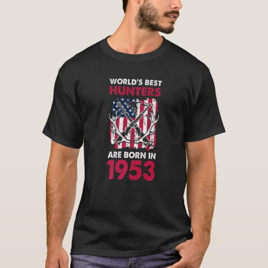 De beste jagers geboren in 1953 in Amerikaanse FL. T-shirt (Voorkant)