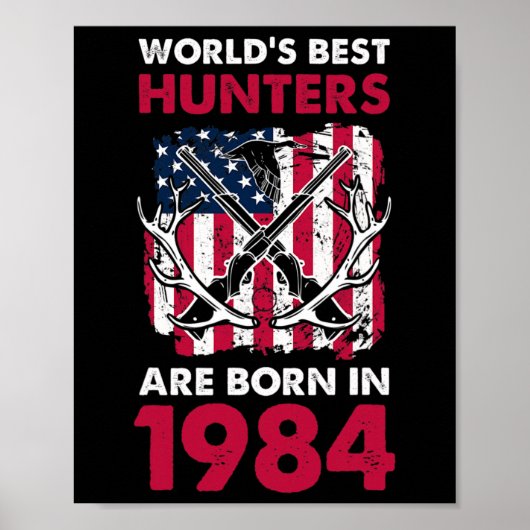 De beste jagers geboren in 1984 in Amerikaanse FL. Poster (Voorkant)
