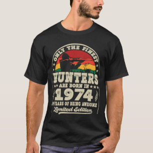 De beste jagers worden geboren in 1974 in de 49e e t-shirt