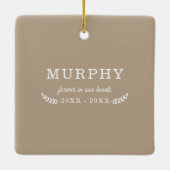 De Beste Jongen (Meisje) | Foto Huisdier Herdenkin Keramisch Ornament (Achterkant)