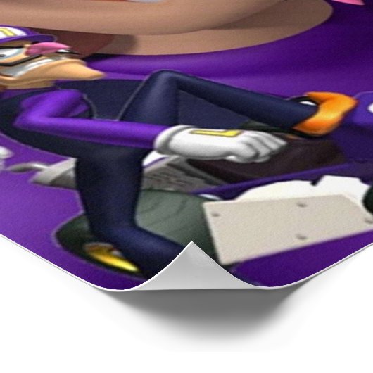 De beste jongen - Waluigi Poster (Hoek)
