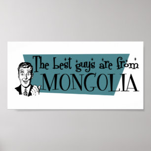 De beste jongens zijn uit Mongolië Poster