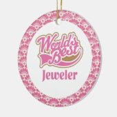 De beste joodse sieraad ter wereld keramisch ornament (Links)