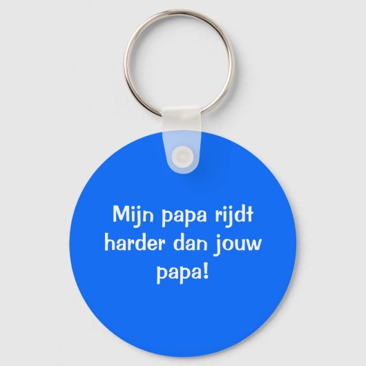 De beste kaarpaler sleutelhanger (Voorkant)
