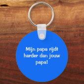 De beste kaarpaler sleutelhanger (Voorkant)