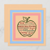 De beste Kaart van de moderne groene Apple-wereld (Voorkant / Achterkant)