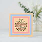 De beste Kaart van de moderne groene Apple-wereld (Staand voorkant)