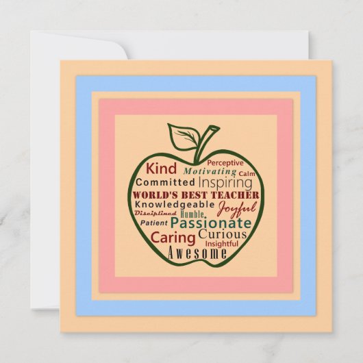 De beste Kaart van de moderne groene Apple-wereld (Voorkant)