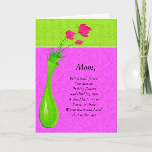 De beste Kaart van de Moederdag van Vrienden voor (Voorkant)