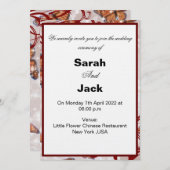 De beste kaartuitnodiging schattig en mooi kaart (Voorkant / Achterkant)