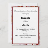 De beste kaartuitnodiging schattig en mooi kaart (Voorkant)