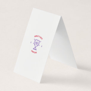 De beste kapelaan ter wereld visitekaartje