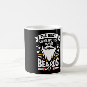 De beste Karate-meesters hebben Baarden Funny Dojo Koffiemok