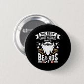 De beste Karate-meesters hebben Baarden Funny Dojo Ronde Button 5,7 Cm (Voorkant /achterkant)