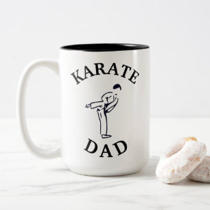 De beste karate pa ooit! Vaderdag Tweekleurige Koffiemok