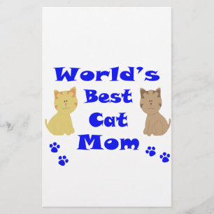 De beste kat-mam ter wereld briefpapier