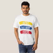 De beste kat-mam ter wereld t-shirt (Voorkant volledig)