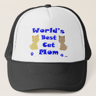 De beste kat-mam ter wereld trucker pet