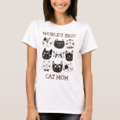 De beste kat moeder Shirt ter wereld (Voorkant)