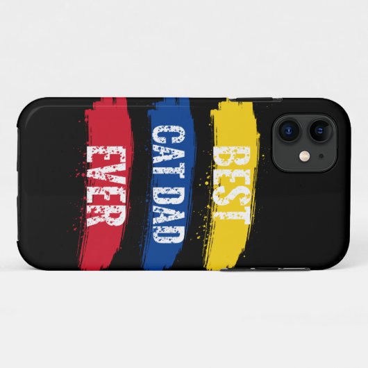 De beste kat-pap ter wereld Case-Mate iPhone case (Achterkant (horizontaal))