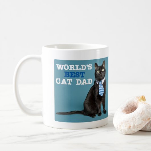 De beste kat-pap ter wereld koffiemok (Met donut)