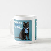 De beste kat-pap ter wereld koffiemok (Voorkant links)