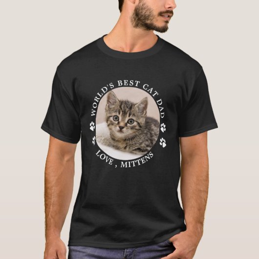 De beste kat-pap ter wereld schildert aangepaste f t-shirt (Voorkant)