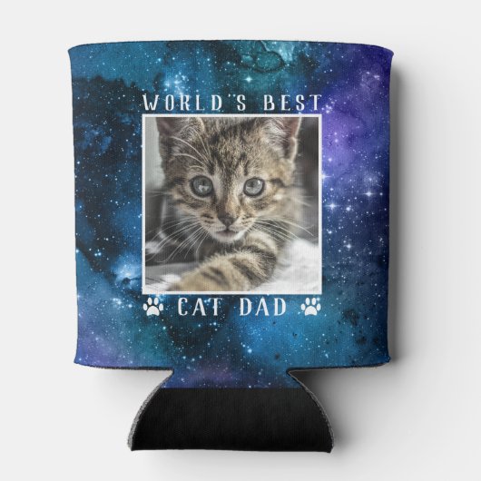 De beste kat-pap ter wereld schildert ruimtefoto's blikjeskoeler (Achterkant)