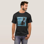 De beste kat-pap ter wereld t-shirt (Voorkant volledig)
