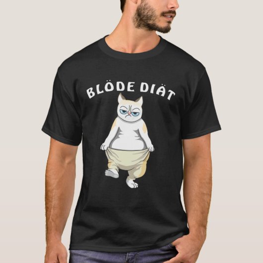 De beste kat uitspraken blode dieet gewichtsverlie t-shirt (Voorkant)