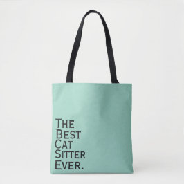 De beste kattenoppas ooit. tote bag