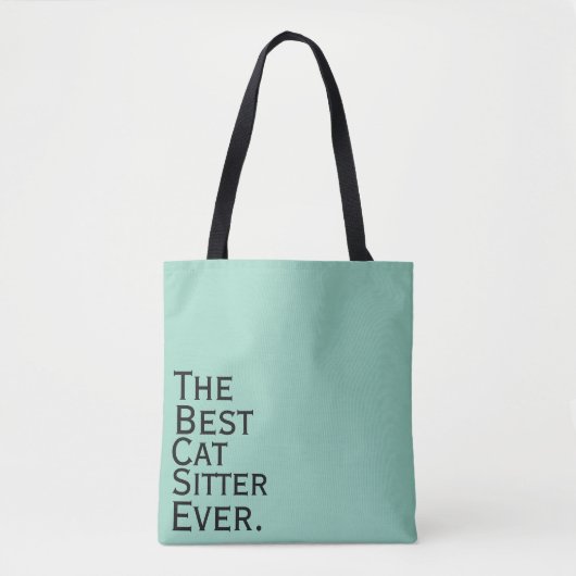 De beste kattenoppas ooit. tote bag (Voorkant)