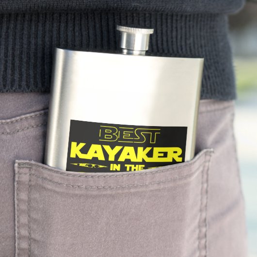 De beste kayaker in de melkweg flacon (Voorbeeld)