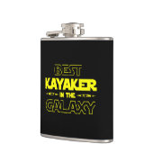 De beste kayaker in de melkweg heupfles (Links)