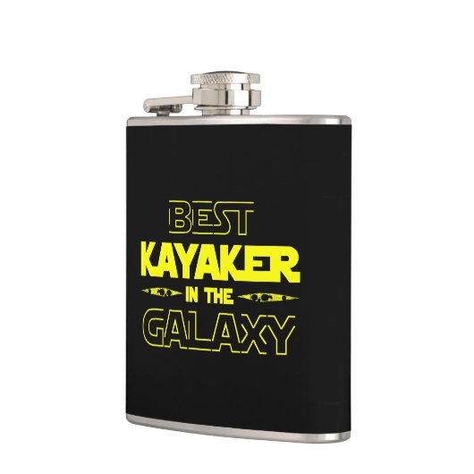 De beste kayaker in de melkweg heupfles (Links)