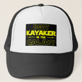 De beste kayaker in de melkweg trucker pet (Voorkant)