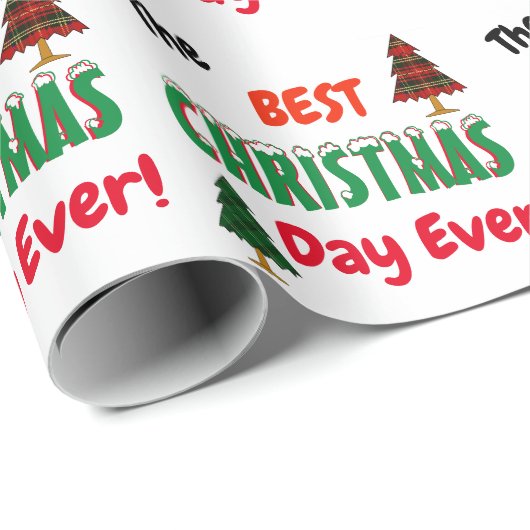 De beste kerst ooit! Bomen inpakpapier (Rol Hoek)