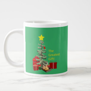 De beste kerstavond ooit... op twee kanten. grote koffiekop