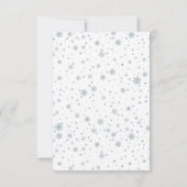 De beste kerstcadeautjes voor pasgeboren kinderen RSVP kaartje (Achterkant)