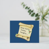 De beste Kerstman… bepaalt Ongehoorzame T-shirts, Feestdagenkaart (Staand voorkant)