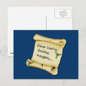 De beste Kerstman… bepaalt Ongehoorzame T-shirts, Feestdagenkaart (Voorkant / Achterkant)