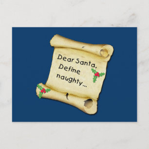 De beste Kerstman… bepaalt Ongehoorzame T-shirts, Feestdagenkaart